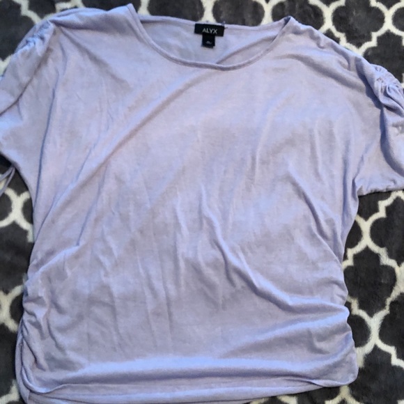 Purple Adjustable cap sleeve tee - Picture 4 of 8